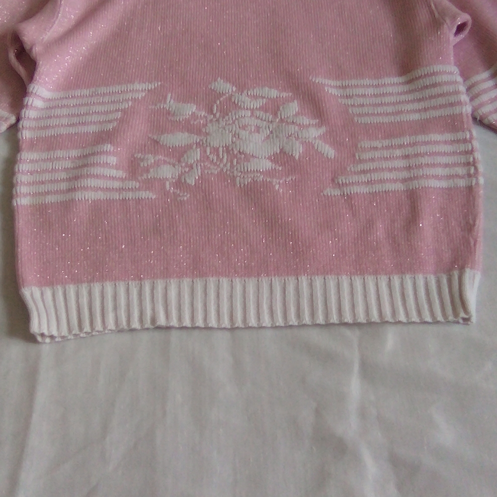 Pink & white floral Sweater - Picture 8 of 10